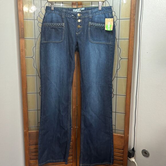 Dream Out loud Selena Gomez Bootcut Flare Front Pocket Jeans Size Jr 11 NWT - Picture 1 of 10